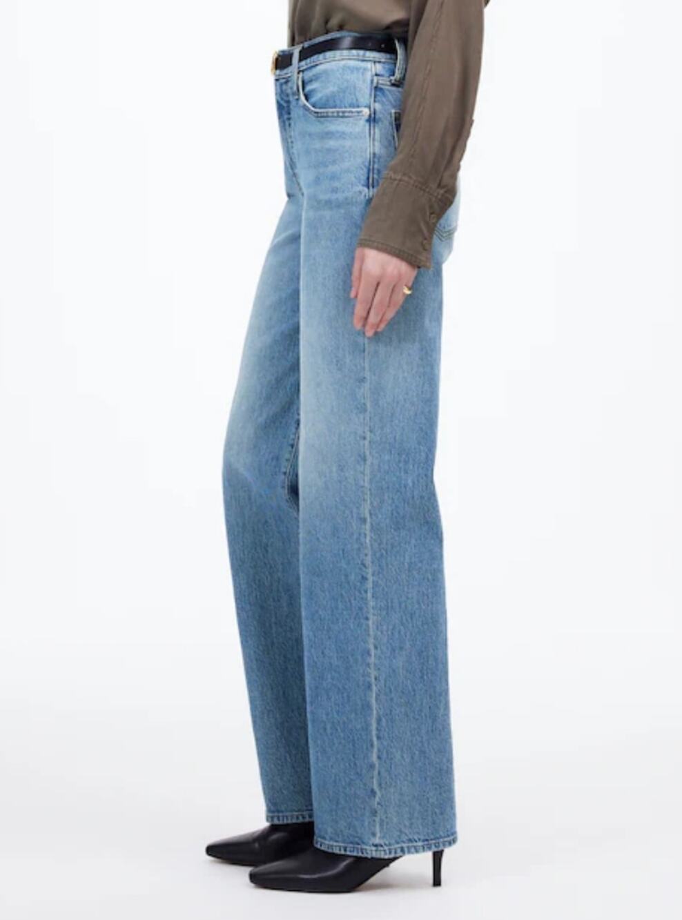 Madewell The Perfect Vintage Wide Leg Jeans 25 T Tall Long 32.5" inseam NR905